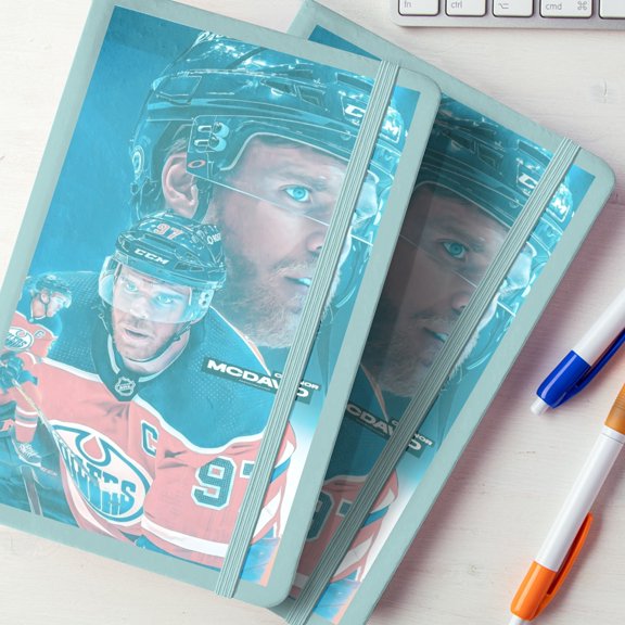 Connor and McDavid Custom Printed Notebook.