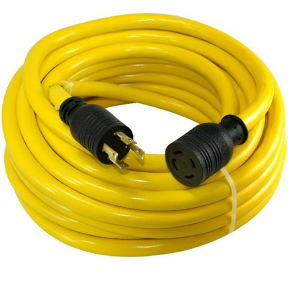 Conntek 20603 100-Feet 10/4 30-Amp 125/250-volt 4-Prong L14-30 Transfer Switch Cord/Generator Extension Cord