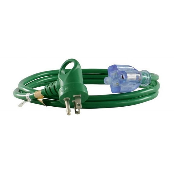 Conntek Indoor 6 ft. L Green Extension Cord 16/3 SJTW
