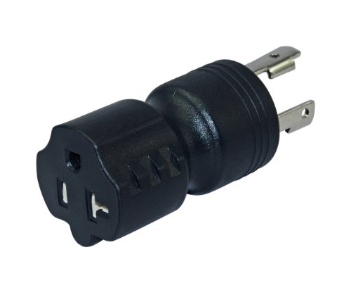 Conntek [30123-BK] L5-20P 125-volt 20-Amp Locking Male Plug for 15/20 ...