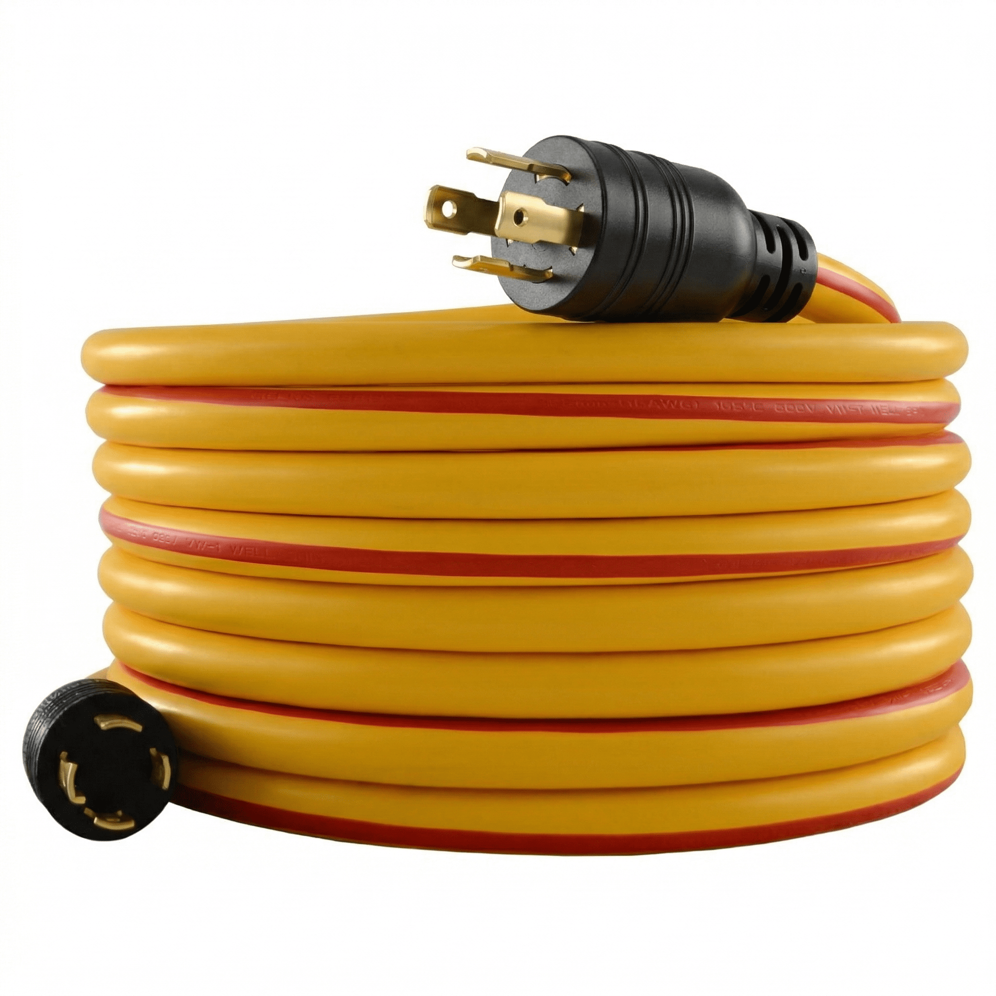 Conntek CTG1430-050 L14-30  4 Prong 30 Amp 50 Foot Generator Extension Cord STW,  125/250V Up to 7500W 10 Gauge STW Generator Cord UL Listed