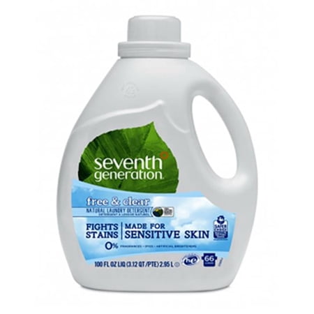 Conopco 90 oz Seventh Generation Free & Clear Laundry Detergent