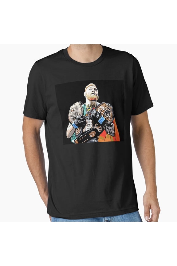 Conor McGregor Double Champ Tapestry Retro MMA Fighter Tribute Unisex T-Shirt, up to size 5XL