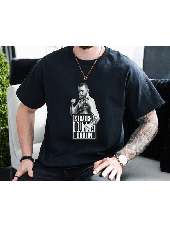 Conor McGregor Dublin Retro MMA Fighter Fan Inspired Unisex T-Shirt, up to size 3XL.