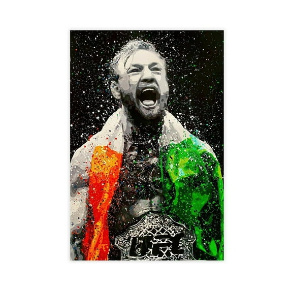 Conor McGregor Poster 12 Canvas Poster Wall Art Decor Print Picture Paintings for Living Room Bedroom Decoration