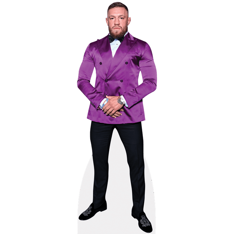 Conor McGregor Purple Blazer Lifesize Cardboard Cutout Standee Walmart