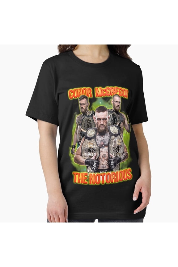 Conor McGregor Retro MMA Fighter Tribute Bold Graphic Unisex T-Shirt, up to size 5XL