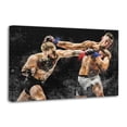 thumbnail image 1 of Conor Notorious Mcgregor VS Nate Diaz Boxing Picture Print Canvas Poster Wall Paint Art Posters Decor Modern Home Artworks Gift 16x24inch(40x60cm), 1 of 6