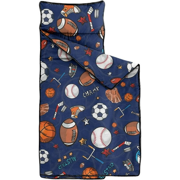 Conpaxye Cozy Kids Nap Mat Slumber Bag for Preschool