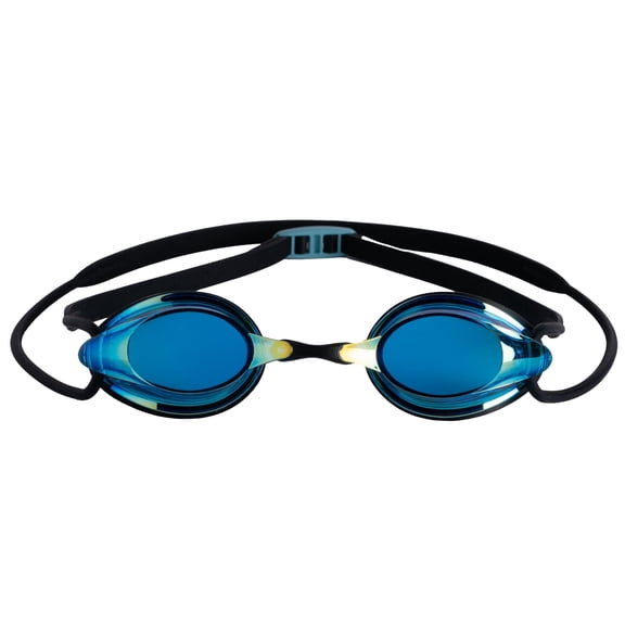 CLEAR 'R Conquer Adult Swim Goggles - Comfortable Secure Fit Swim Mask with Anti-Fog Lenses and UV Protection, Clear Vision