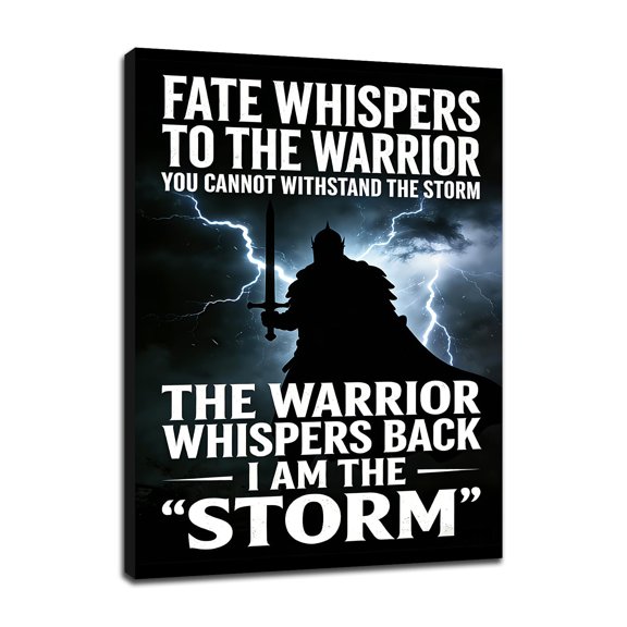 Conquer Challenge 30"L x 40"W Motivational Canvas Wall Art