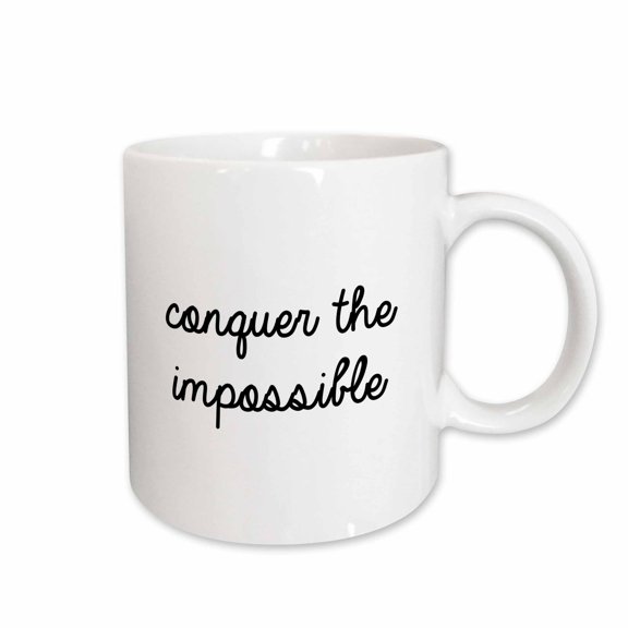 3drose, Conquer the Impossible, 11oz Mug