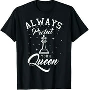Conquer the Chessboard with the Checkmate Queen T-Shirt - Black, Small Size