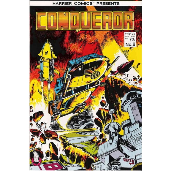 Conqueror #8 VF ; Harrier Comic Book