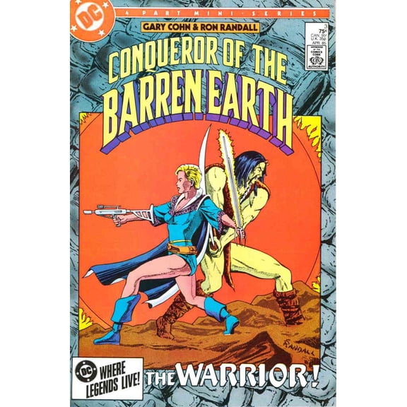 Conqueror of the Barren Earth #3 VF ; DC Comic Book