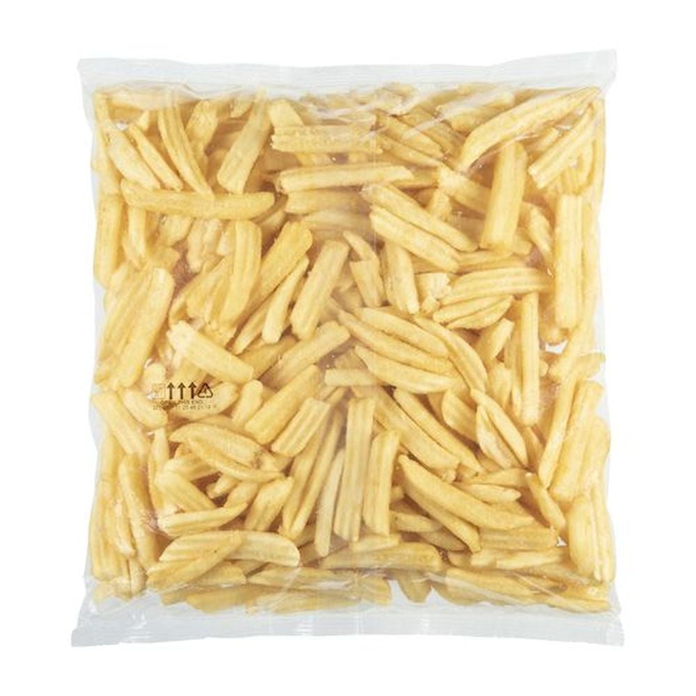 Conquest Delivery Plus Clear Coated Tin Roof Fries, 5 Pound -- 6 per case.