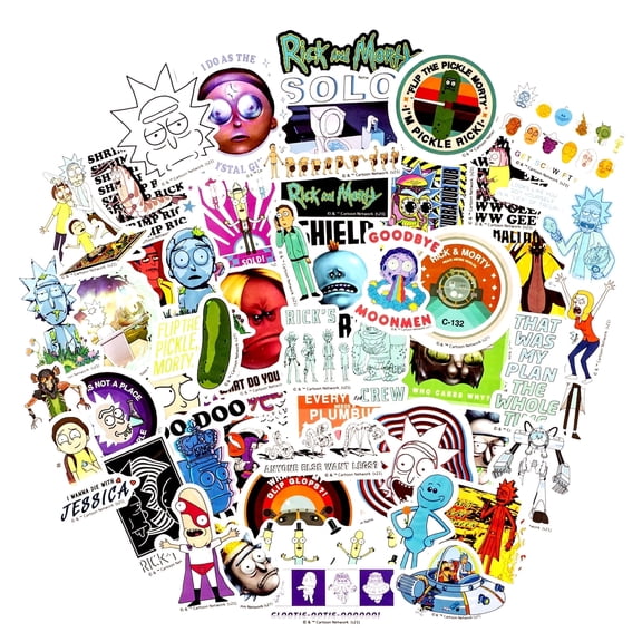 Conquest Journals Rick and Morty Get Schwifty Vinyl Stickers