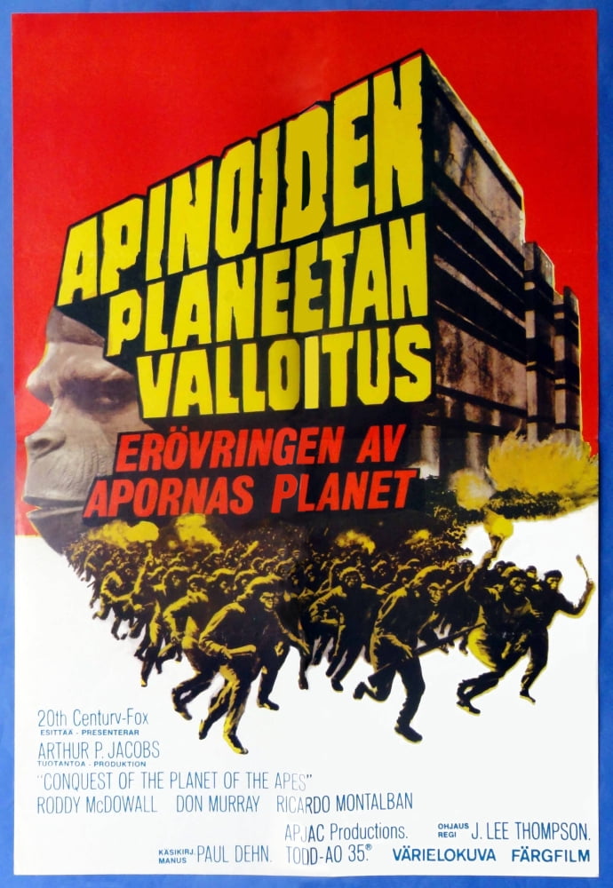 Conquest Of The Planet Of The Apes Canvas Art - (24 x 36)