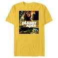 thumbnail image 1 of Conquest of the Planet of the Apes 1972 Caesar Movie Poster - Short Sleeve Blended T-Shirt for Adults - Customized-Yellow, 1 of 5