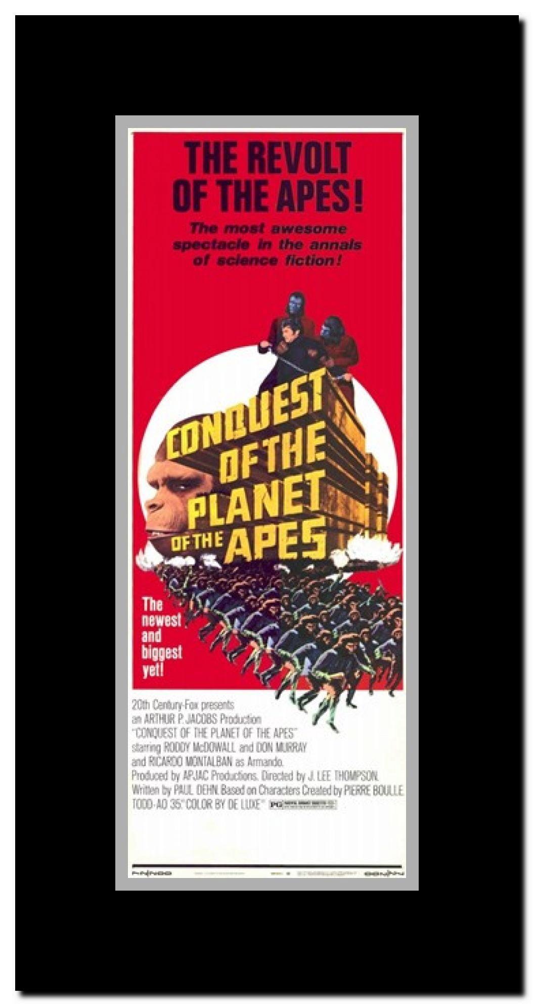 Conquest of the Planet of the Apes Framed Movie Poster