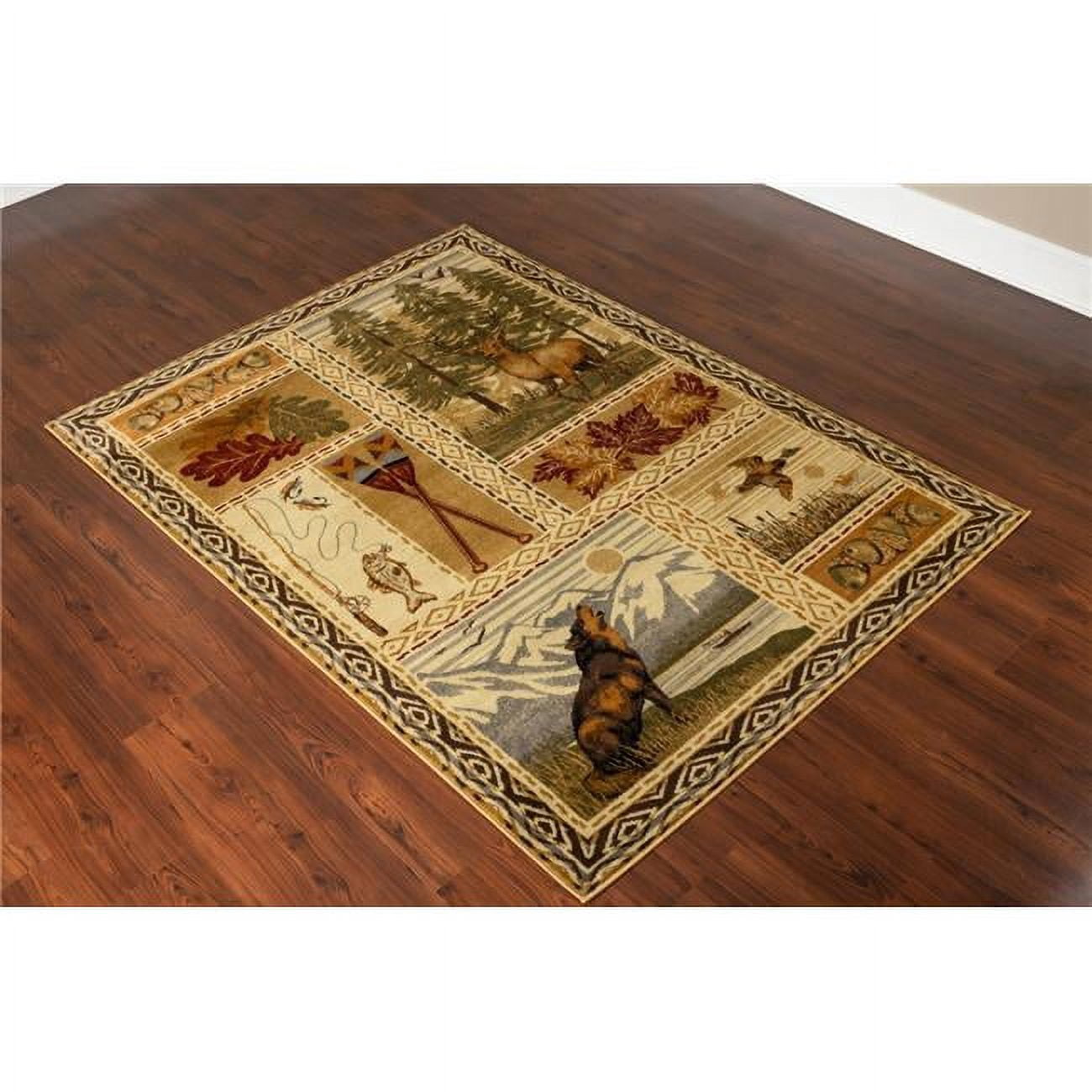 Conrad Home RST5401 2x3 2 x 3 ft. Lodge Area Rug, Multi Color - Walmart.com