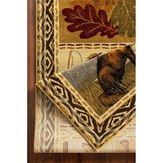 Conrad Home RST5401 2x7 2 ft. 7 in. x 7 ft. 3 in. Lodge Area Rug, Multi Color