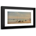 thumbnail image 1 of Conrad Wise Chapman 24x15 Black Modern Framed Museum Art Print Titled - A Day at the Beach (1878), 1 of 1