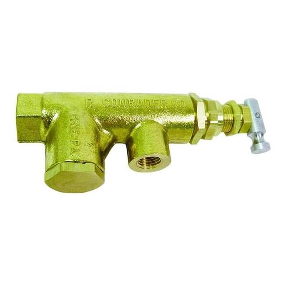Conrader Pilot Valve, 3/8 in Inlet Size, Brass RCL-S-HU-125-150