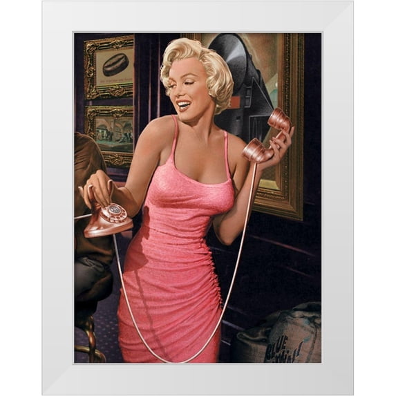 Consani, Chris 12x14 White Modern Wood Framed Museum Art Print Titled - Marilyns Call II