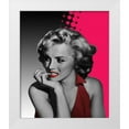 thumbnail image 1 of Consani, Chris 12x14 White Modern Wood Framed Museum Art Print Titled - The Thinker in Red Dots, 1 of 4