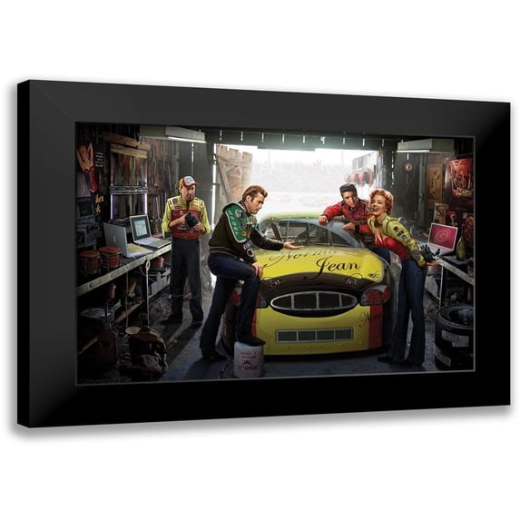 Consani, Chris 14x11 Black Modern Framed Museum Art Print Titled - Eternal Speedway