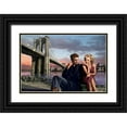 thumbnail image 1 of Consani, Chris 14x11 Black Ornate Wood Framed with Double Matting Museum Art Print Titled - Brooklyn Nights, 1 of 4