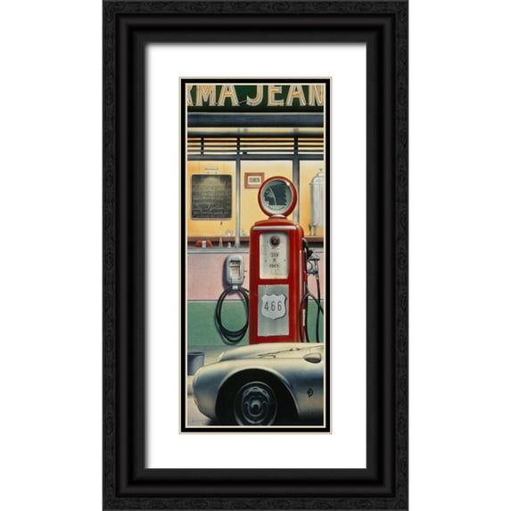 Consani, Chris 15x32 Black Ornate Wood Framed with Double Matting Museum Art Print Titled - Destiny Highway