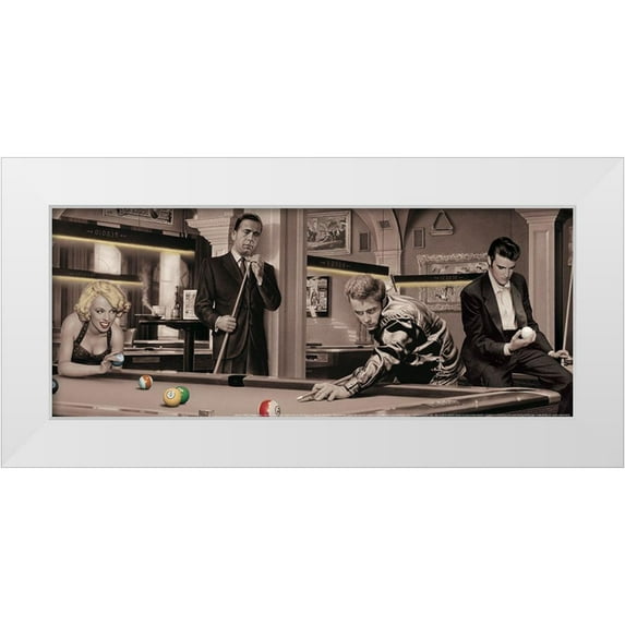 Consani, Chris 24x12 White Modern Wood Framed Museum Art Print Titled - Game of Fate