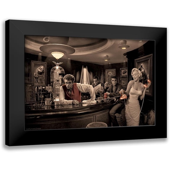 Consani, Chris 24x17 Black Modern Framed Museum Art Print Titled - Java Dreams.