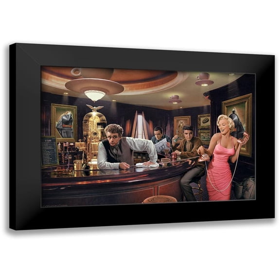 Consani, Chris 24x17 Black Modern Framed Museum Art Print Titled - Java Dreams