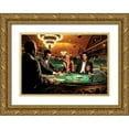 thumbnail image 1 of Consani, Chris 24x18 Gold Ornate Wood Framed with Double Matting Museum Art Print Titled - Royal Flush, 1 of 4