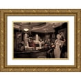 thumbnail image 1 of Consani, Chris 32x23 Gold Ornate Wood Framed with Double Matting Museum Art Print Titled - Java Dreams., 1 of 4