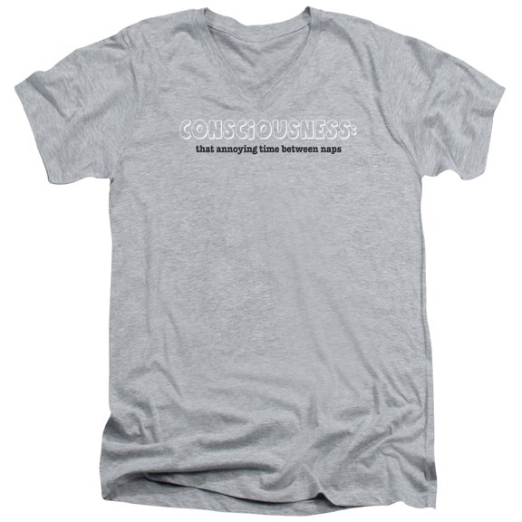 - Consciousness - Slim Fit V Neck Shirt - X-Large