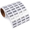 thumbnail image 1 of 5001-6000 Consecutive Number Inventory Stickers Self Adhesive Waterproof Labels Office Warehouse Numbering Classification Black Printing on Silver Sticker 0.79 x 0.38 Inch, 1 of 7