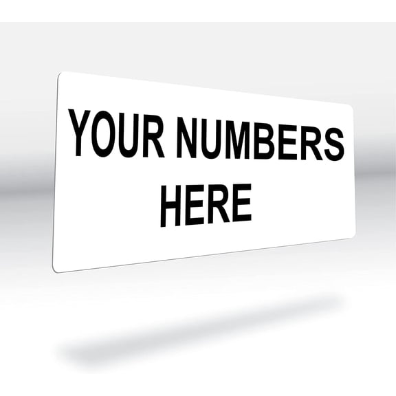 Consecutively Numbered Labels. Measure: 1.5" X 0.75" Paper Material (Various Number Sequences Available) (Custom Made 10,000 Label Set)