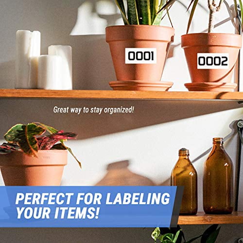 Consecutively Numbered Stickers [0001-1000] - 1.5
