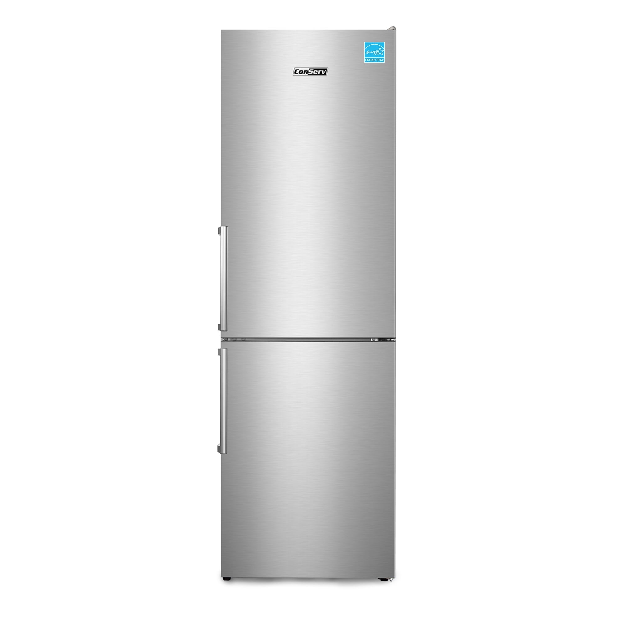 EcoSlim 11.5 cu.ft Stainless Steel Bottom Freezer Refrigerator with Wine Rack