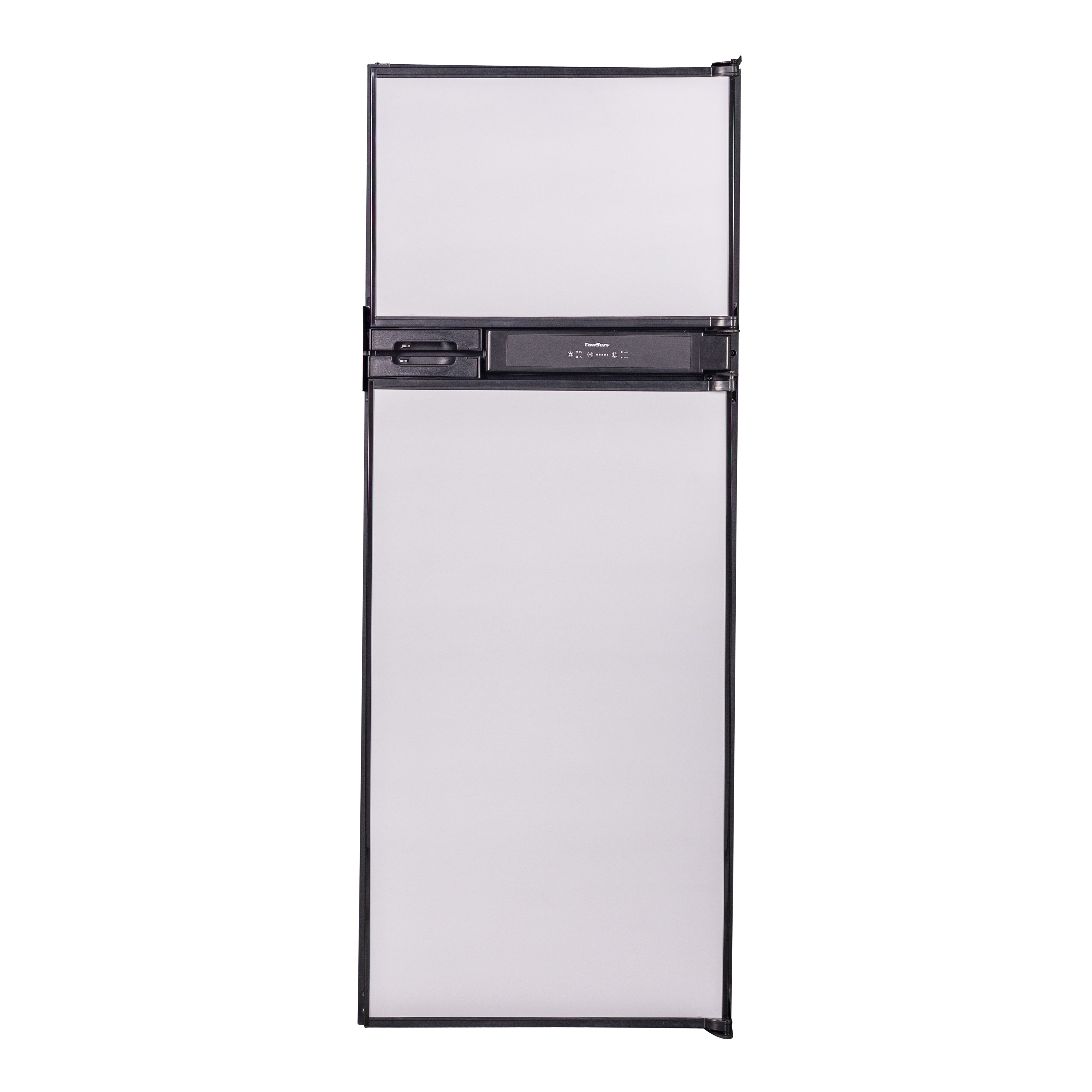 Conserv 12V/DC Refrigerator Freezer 10cf Stainless for RV Boat Off-Grid 2 Doors