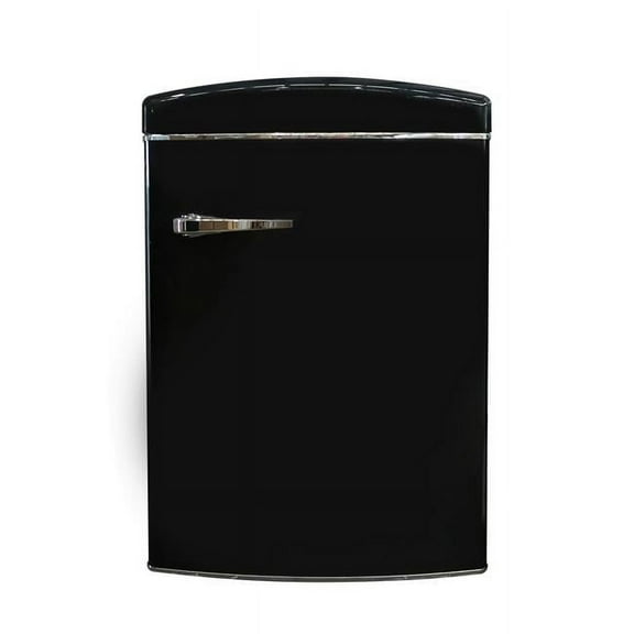 Conserv 3.2 cu. ft. Retro Convertible Refrigerator-Freezer Frost Free in Black