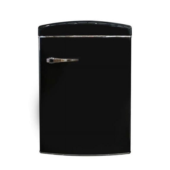 Conserv 3.2 cu. ft. Retro Convertible Refrigerator-Freezer Frost Free in Black