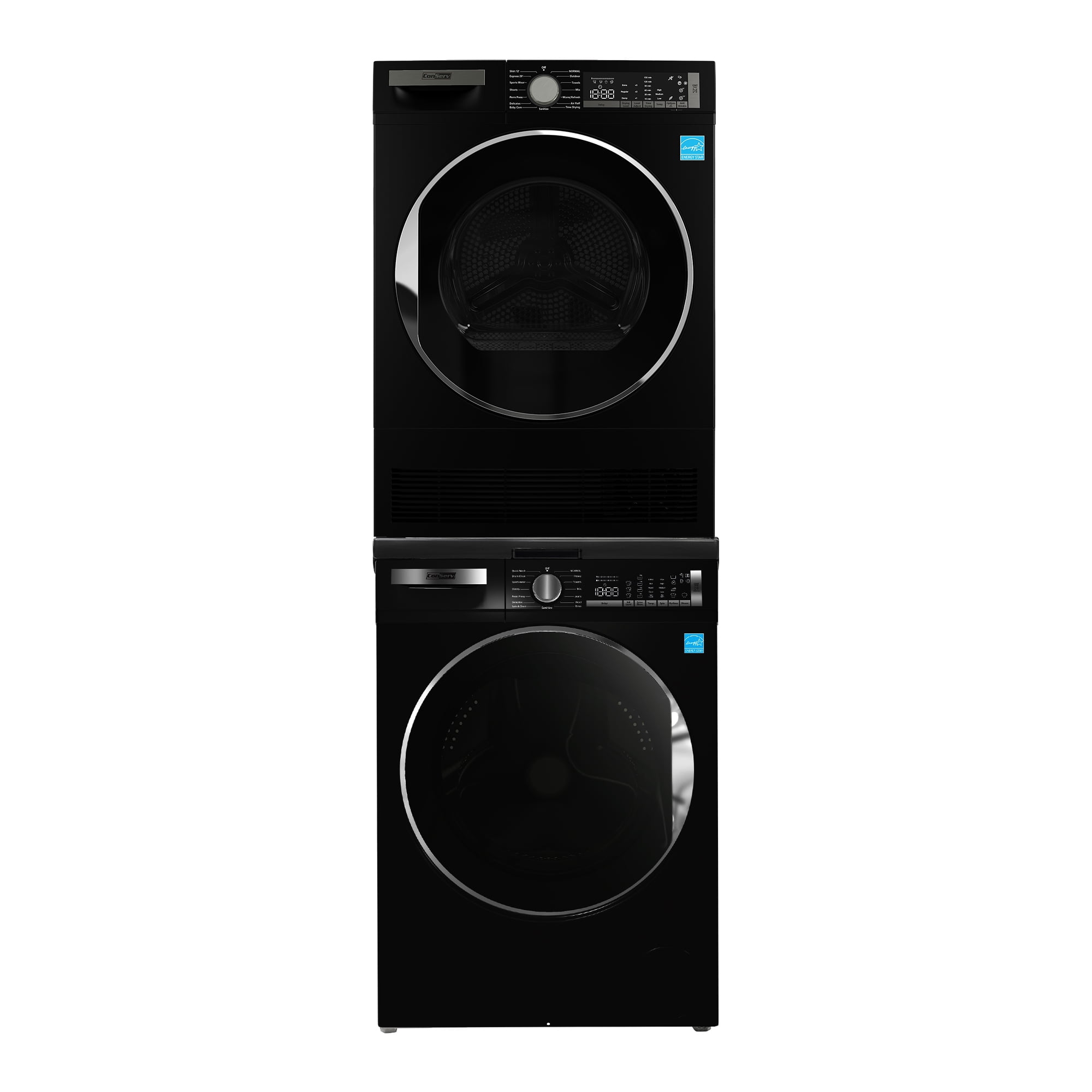 Conserv LUXE E-STAR STACKABLE Washer2.2cf 110 V+ Condensing Dryer4Cf 220V