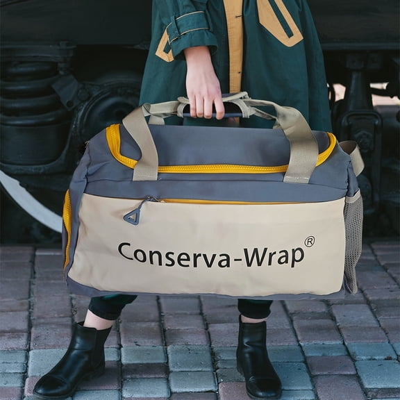 Conserva Wrap Teen 19 Inch Durable Travel Duffel Bag, Blue