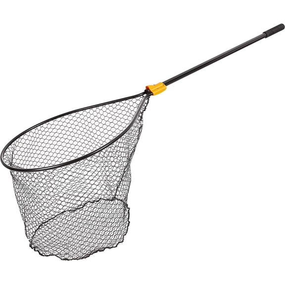 Conservation Slide Handle Net | Teardrop Hoop Size: 17" X 19" | Sliding Handle: 36" | Netting: Tangle-Free Micromesh | Net Depth: 16"