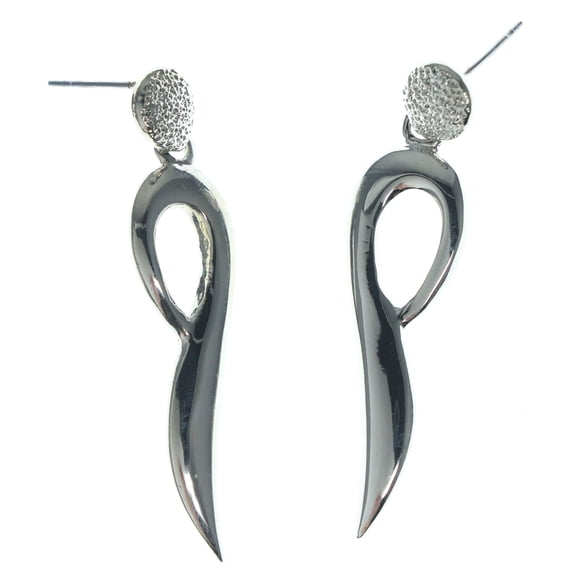 Conservative Drop Dangle Earrings For Women Silver-Tone
